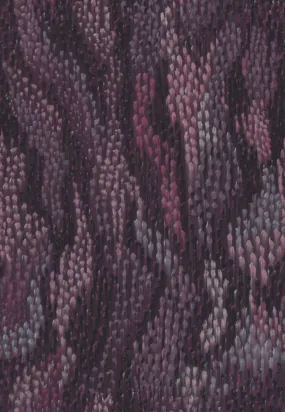 Alex Wallpaper in Plum Wine