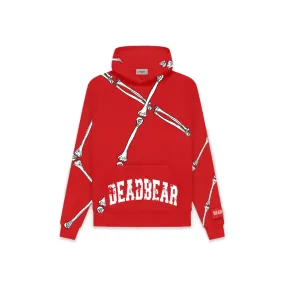 BARE BONE HOODIE RED