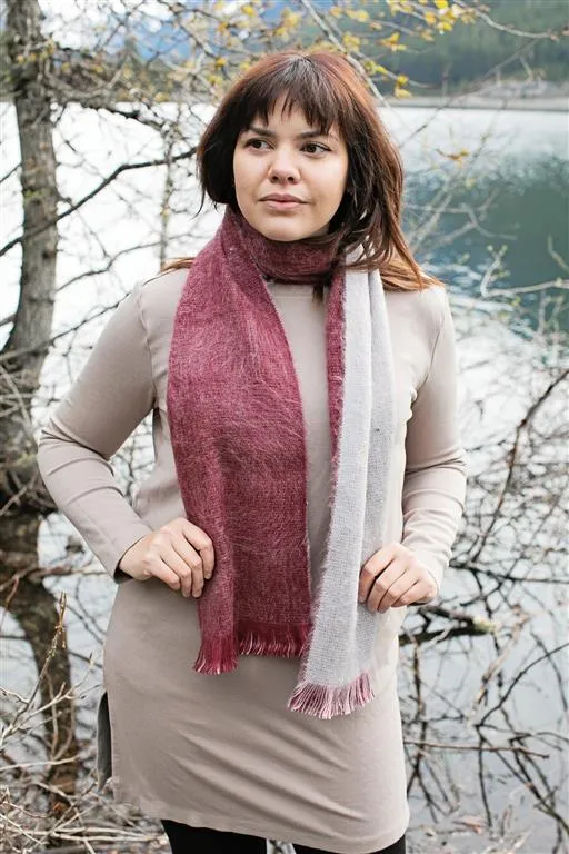 Cuenca Two-Toned Brushed Alpaca Scarf