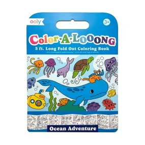 Fold Out Coloring Book - Ocean Adventure