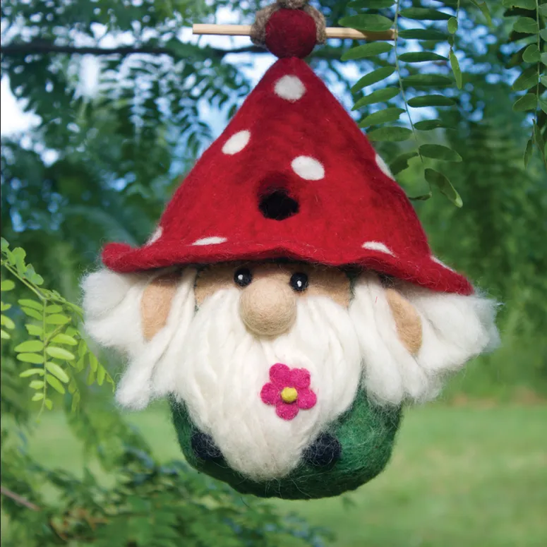 Garden Gnome Birdhouse