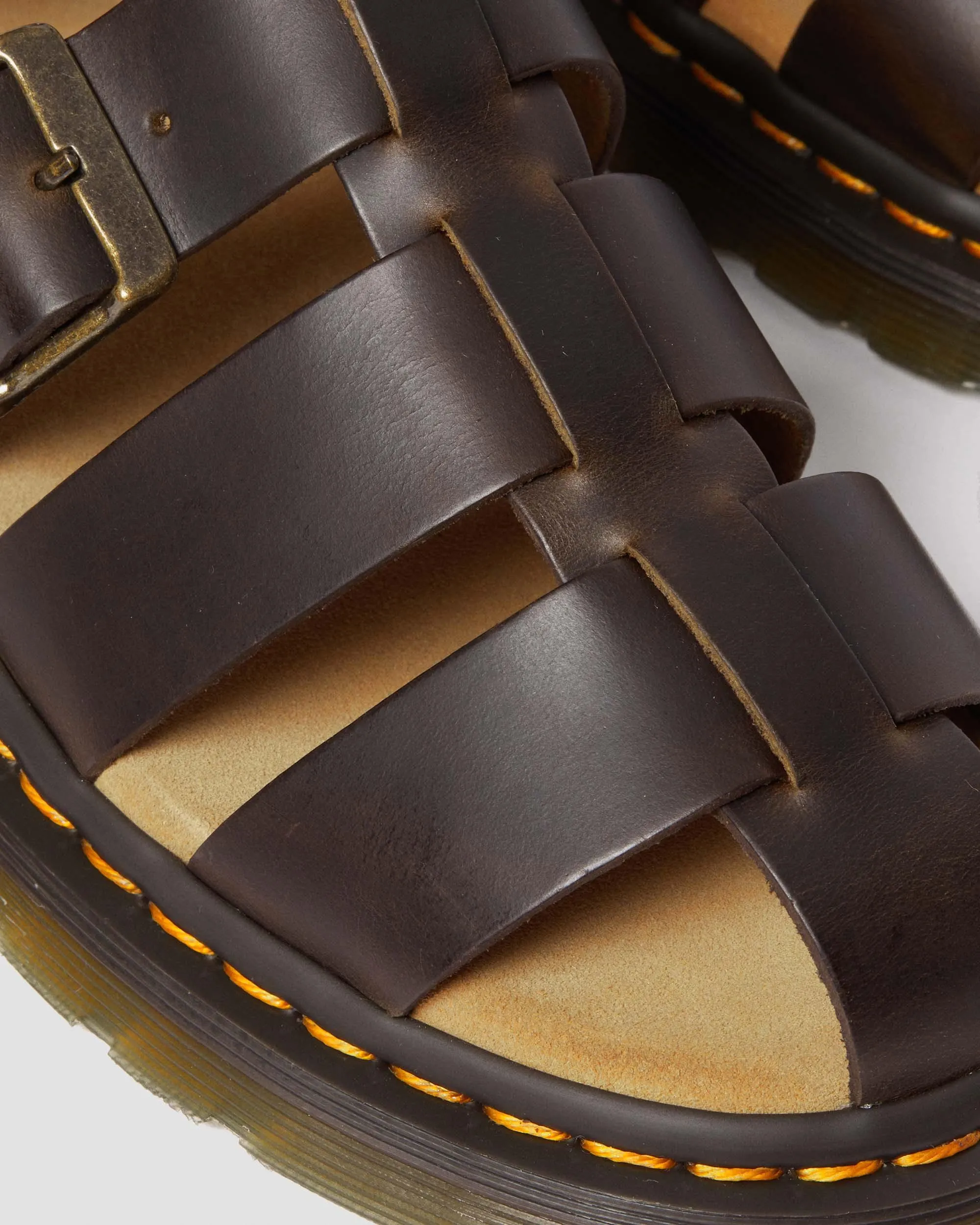 Garin Brando Leather Sandals