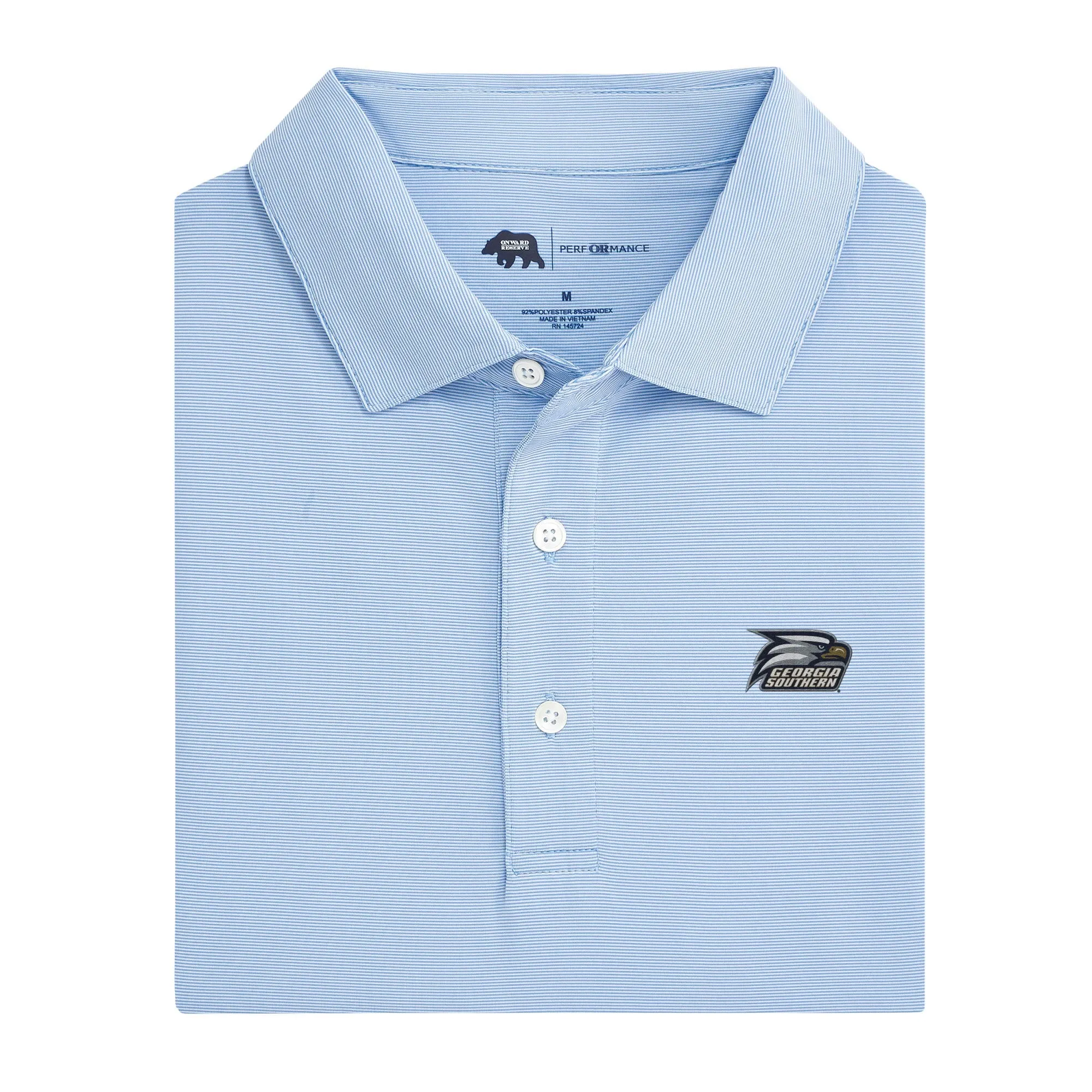 Hairline Stripe Georgia Southern Polo