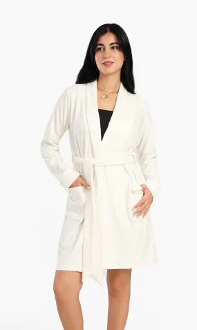 Jacquard Knitted Robe