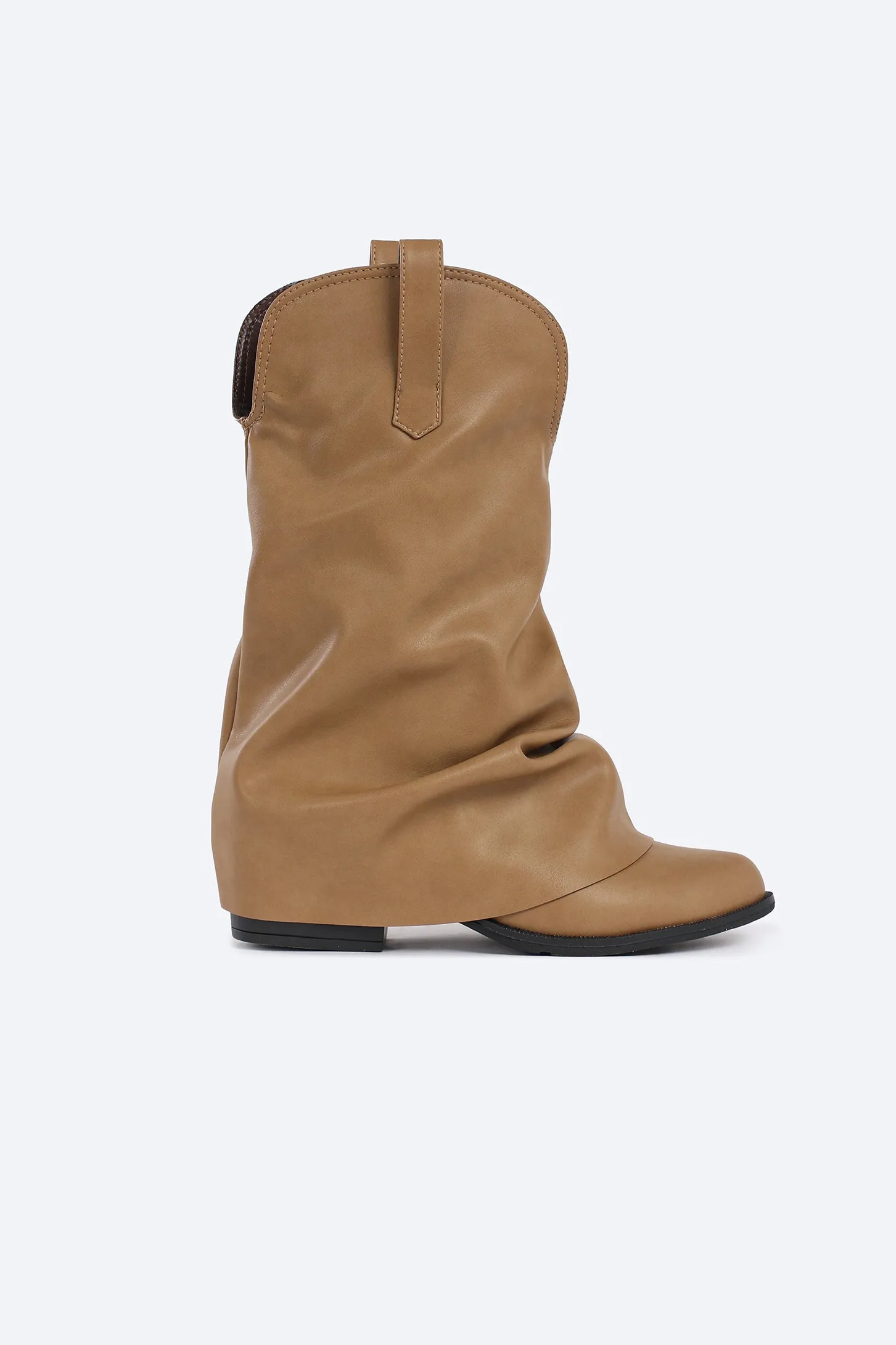 LUXE GLOW BOOTS - BEIGE