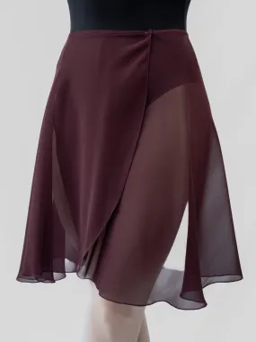 Plum Wrap Long Dance Skirt MP339