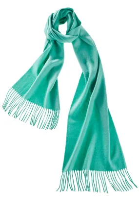 Ripple Finish Scarf - Aqua