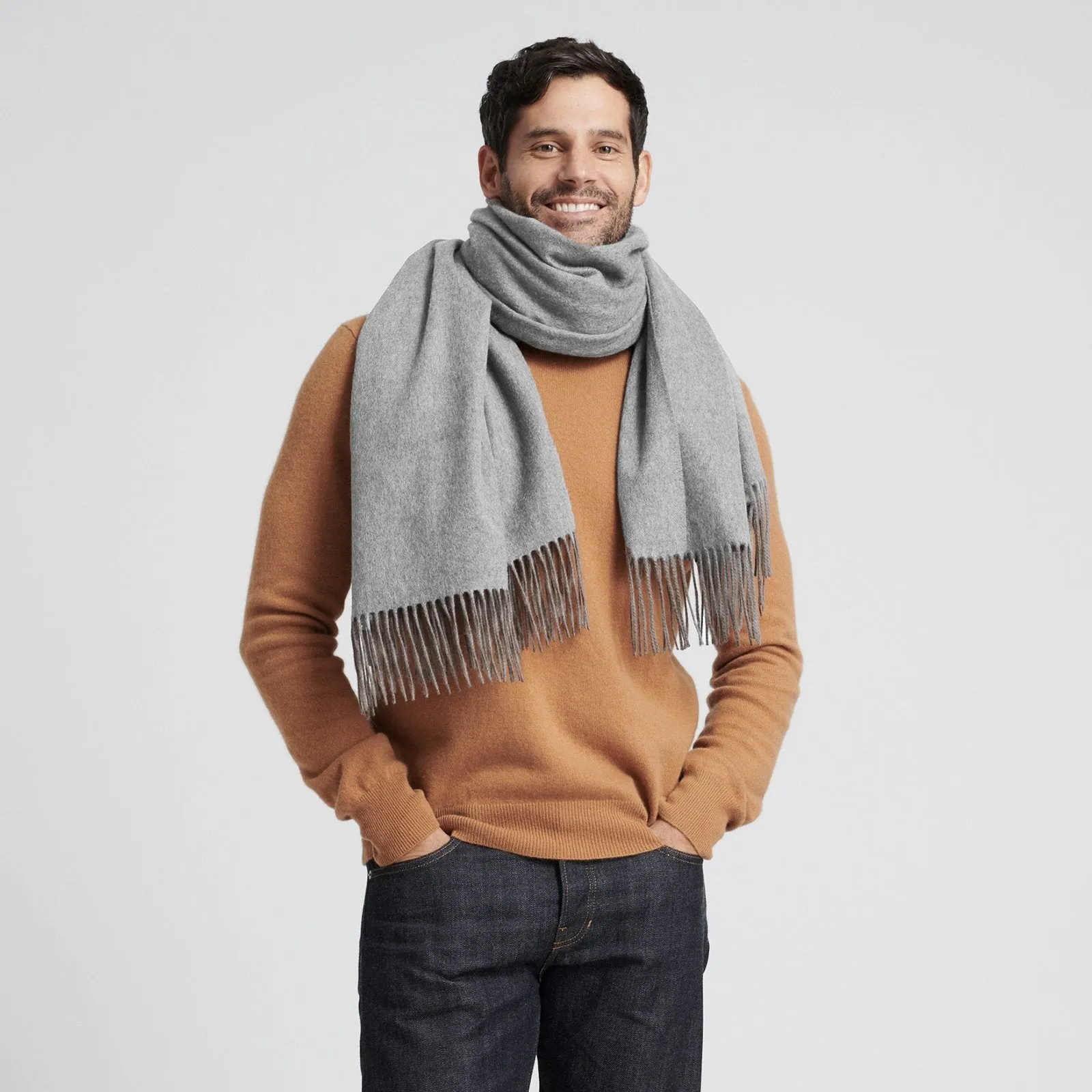 Signature Cashmere Solid Scarf