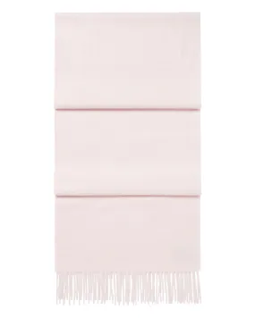 Unisex Large Woven Cashmere Scarf Quartz Pink