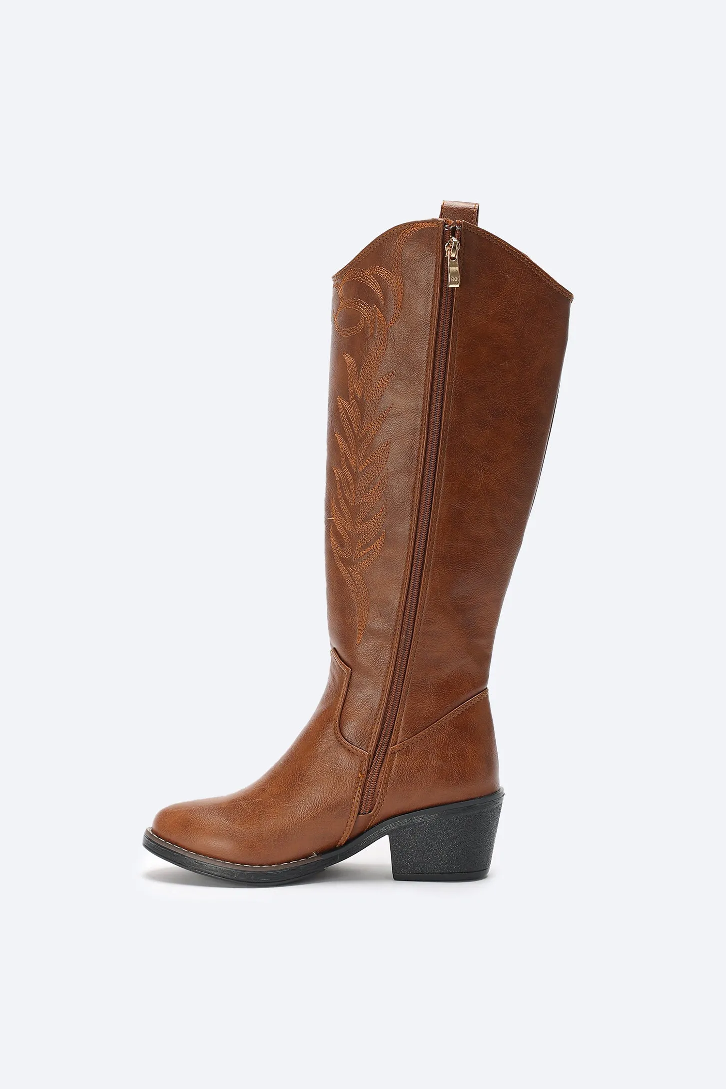 WESTERN COWBOY BOOTS - BROWN