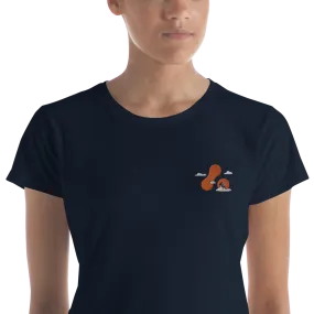 Women's Embroidered T-shirt - Adaptavist Cloud Design